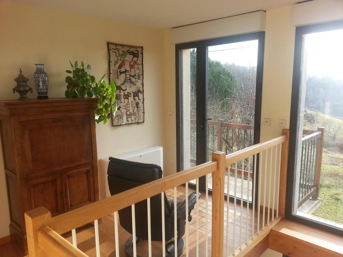 Maison sur la colline cheminée WIFI proche Thermes Aubin  Exterior foto